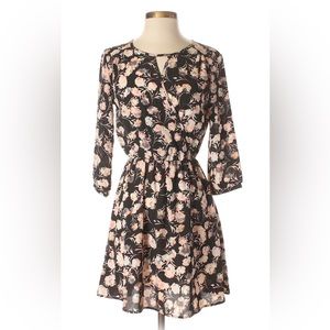 Lush 3/4 Sleeve Dress